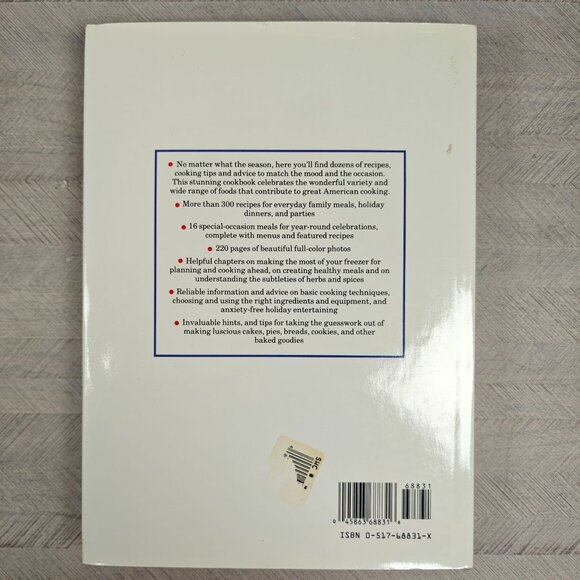 Great American Cookbook Vintage 1990 Culinary Society Seasonal Recipes - Picture 2 of 7